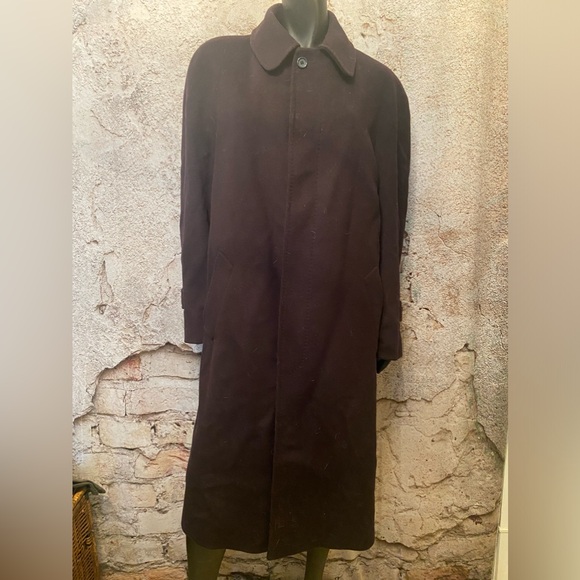 Arzani Black Cashmere/Wool Maxi Coat from Italy - Picture 1 of 10
